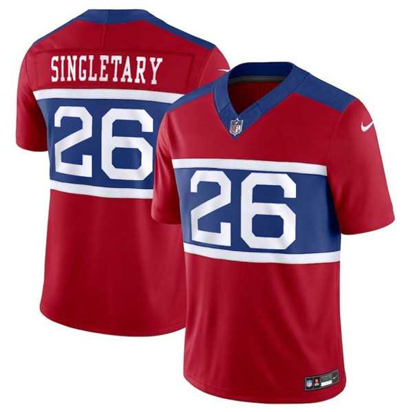 Men & Women & Youth New York Giants #26 Devin Singletary Century Red Alternate Vapor F.U.S.E. Limited Football Stitched Jersey,We sell and wholesale Men & Women & Youth New York Giants #26 Devin Singletary Century Red Alternate Vapor F.U.S.E. Limited Football Stitched Jersey on line form chian!